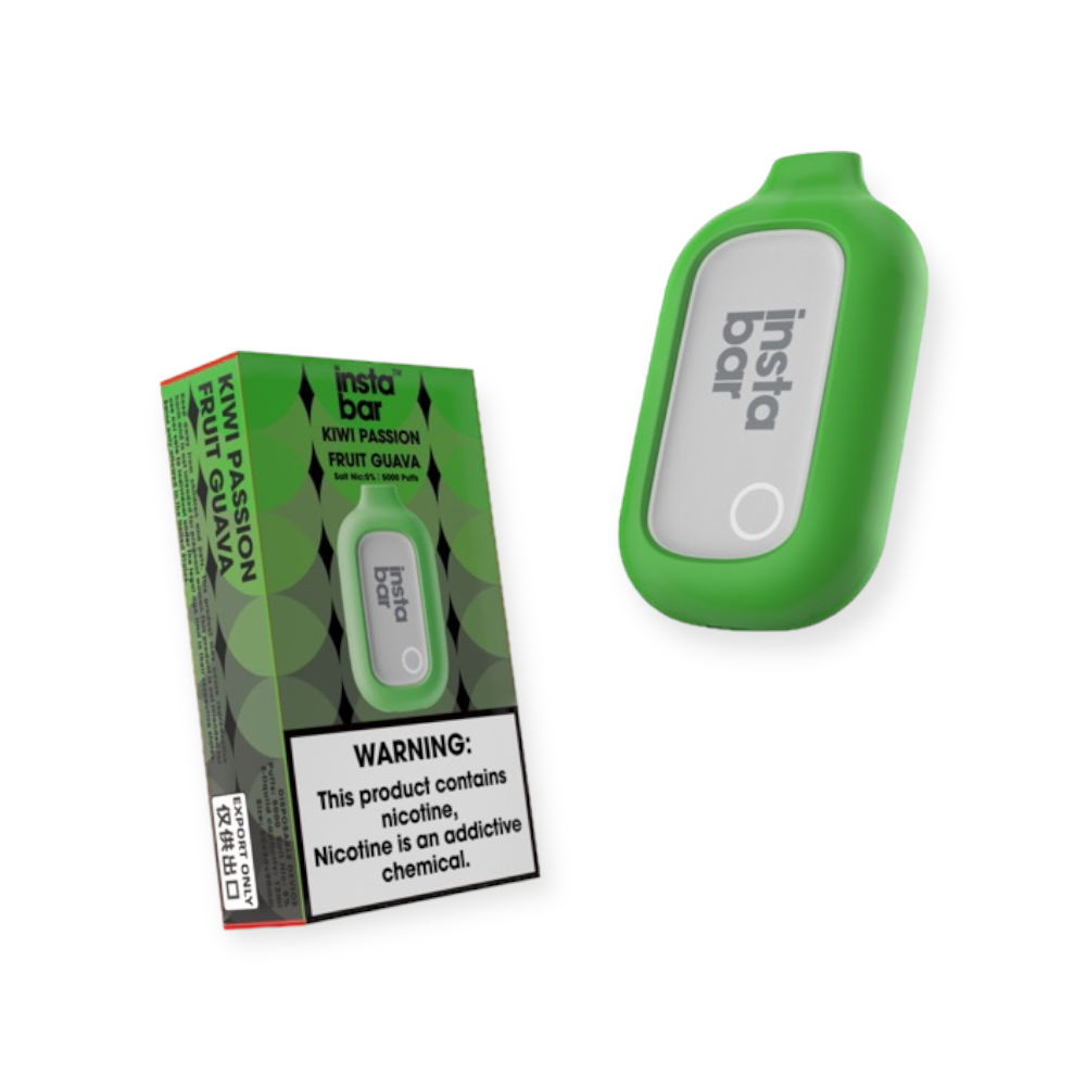 INSTA BAR 5% SALT NIC 5000PUFF DISPOSABLE - KIWI PASSION FRUIT GUAVA
