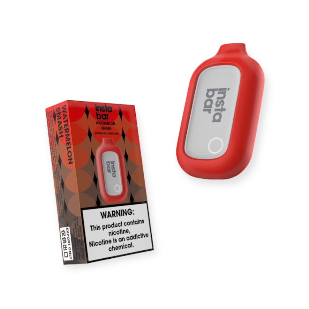 INSTA BAR 5% SALT NIC 5000PUFF DISPOSABLE - WATERMELON SMASH