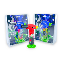 TECHNO CANDY SLANT TORCH LIGHTER  IN CLAM SHELL