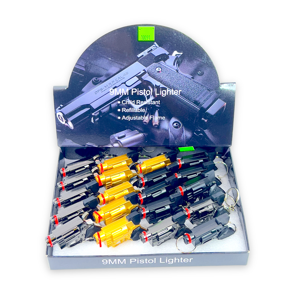 REVOLVER LIGHTER W/ KEY RING