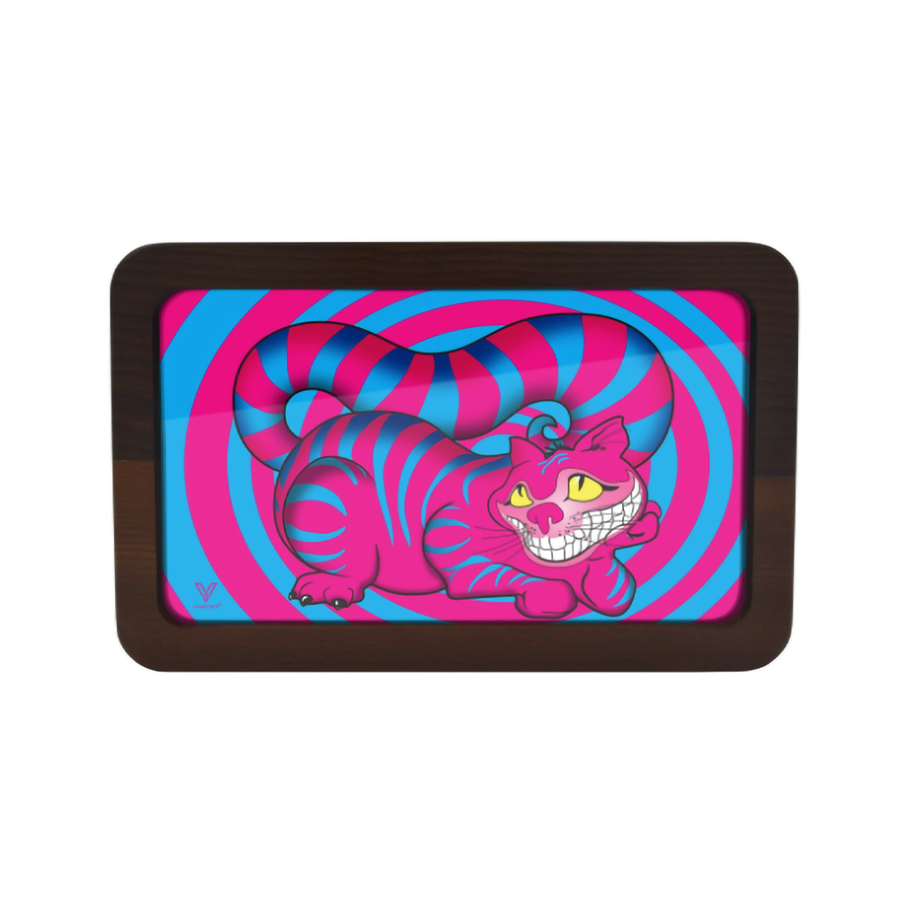 ROLLIN HIGH DEF (3D) MEDIUM WOOD TRAY - SESHIGHER CAT