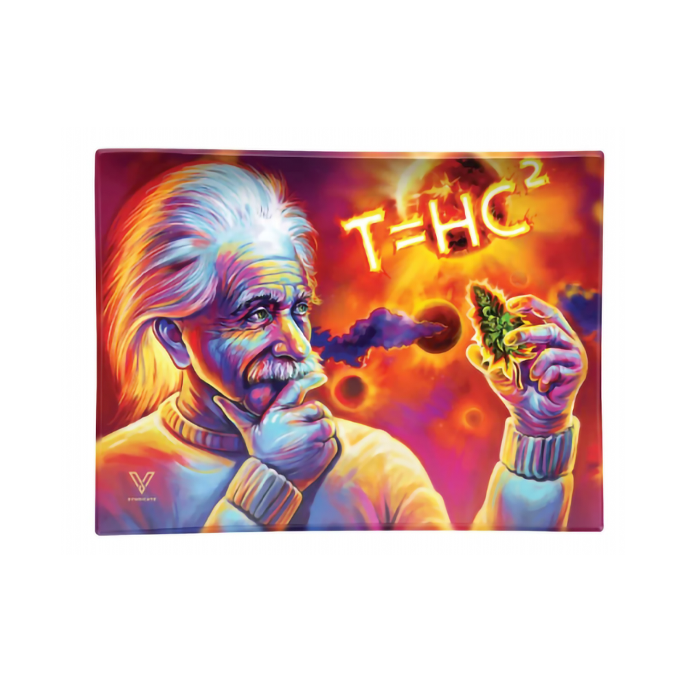 BLAZIN GLASS ASHTRAY - EINSTEIN SOLAR DIESEL