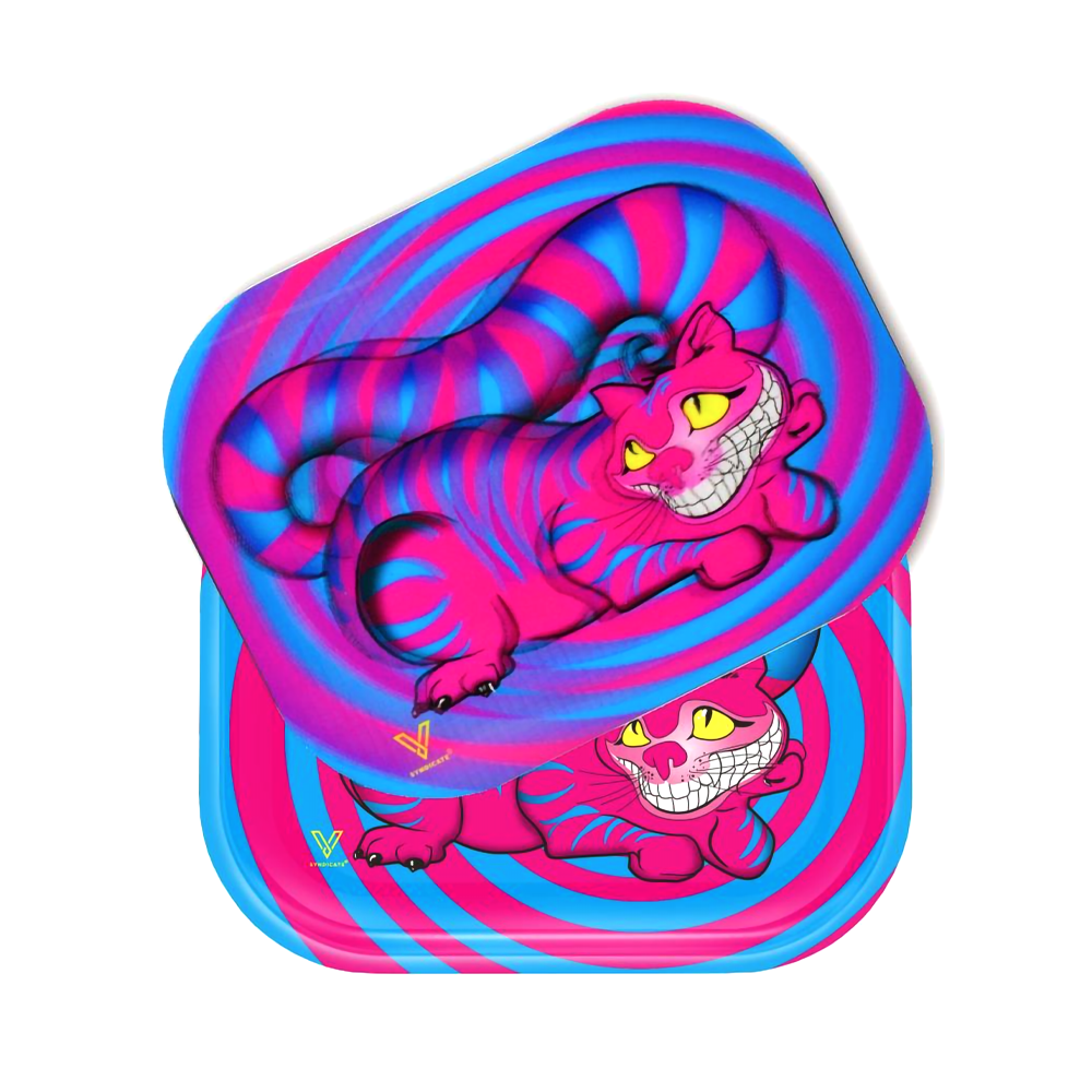 ROLLIN MEDIUM 3D METAL TRAY W/ LID- SESHIGHER CAT