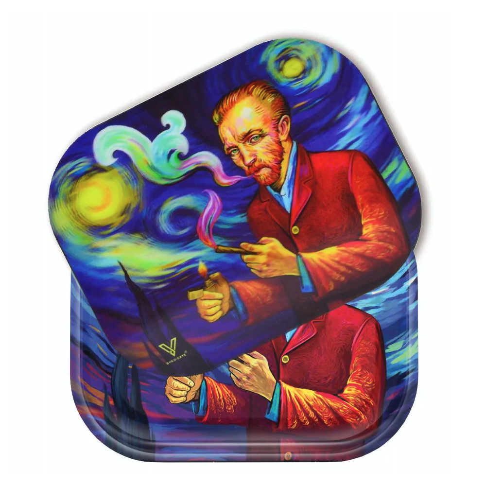 ROLLIN MEDIUM 3D METAL TRAY W/ LID- SMOKY NIGHT