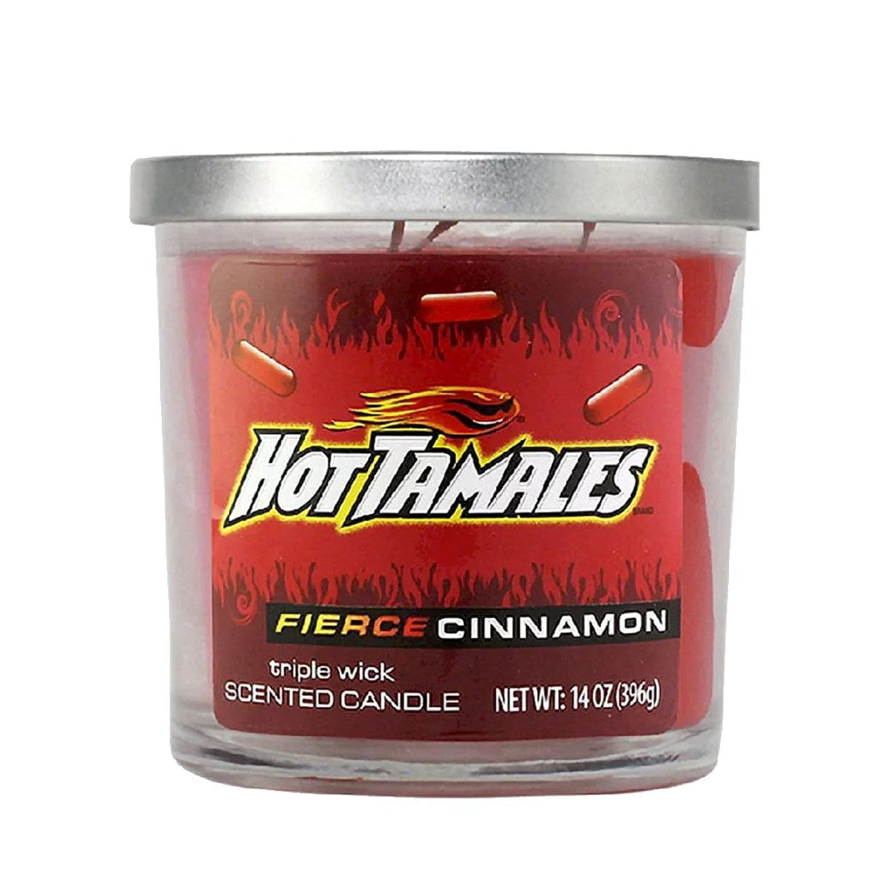 TRIPLE WICK HOT TAMALES 14OZ CANDLE - FIERCE CINNAMON