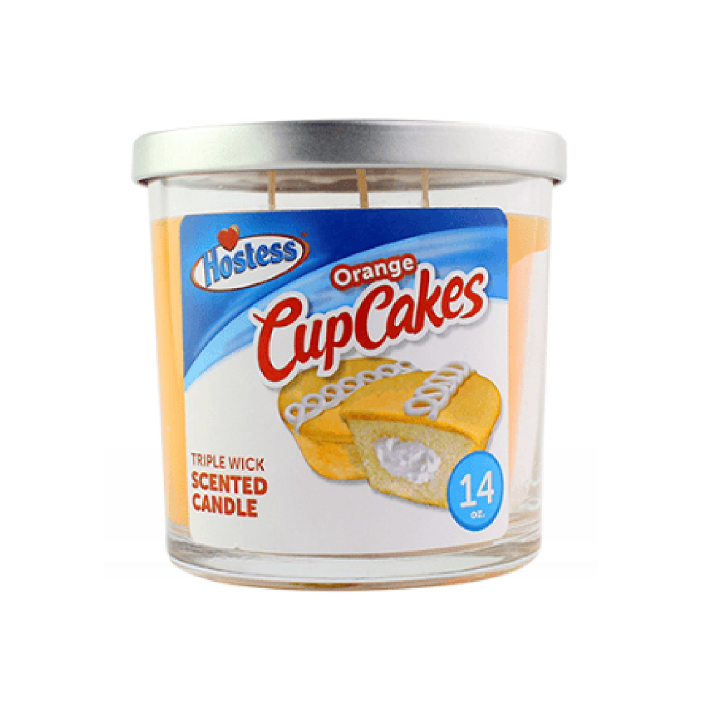 TRIPLE WICK HOSTESS 14OZ CANDLE - ORANGE CUP CAKES