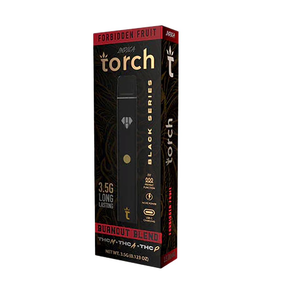 TORCH BURN OUT BLACK BLEND 3.5G DISPOSABLE INDICA - FORBIDDEN FRUIT