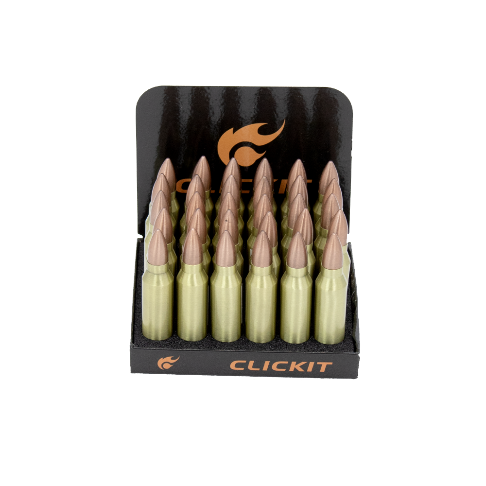 CLICKIT LONG SINGLE BULLET SLIDE FLAME