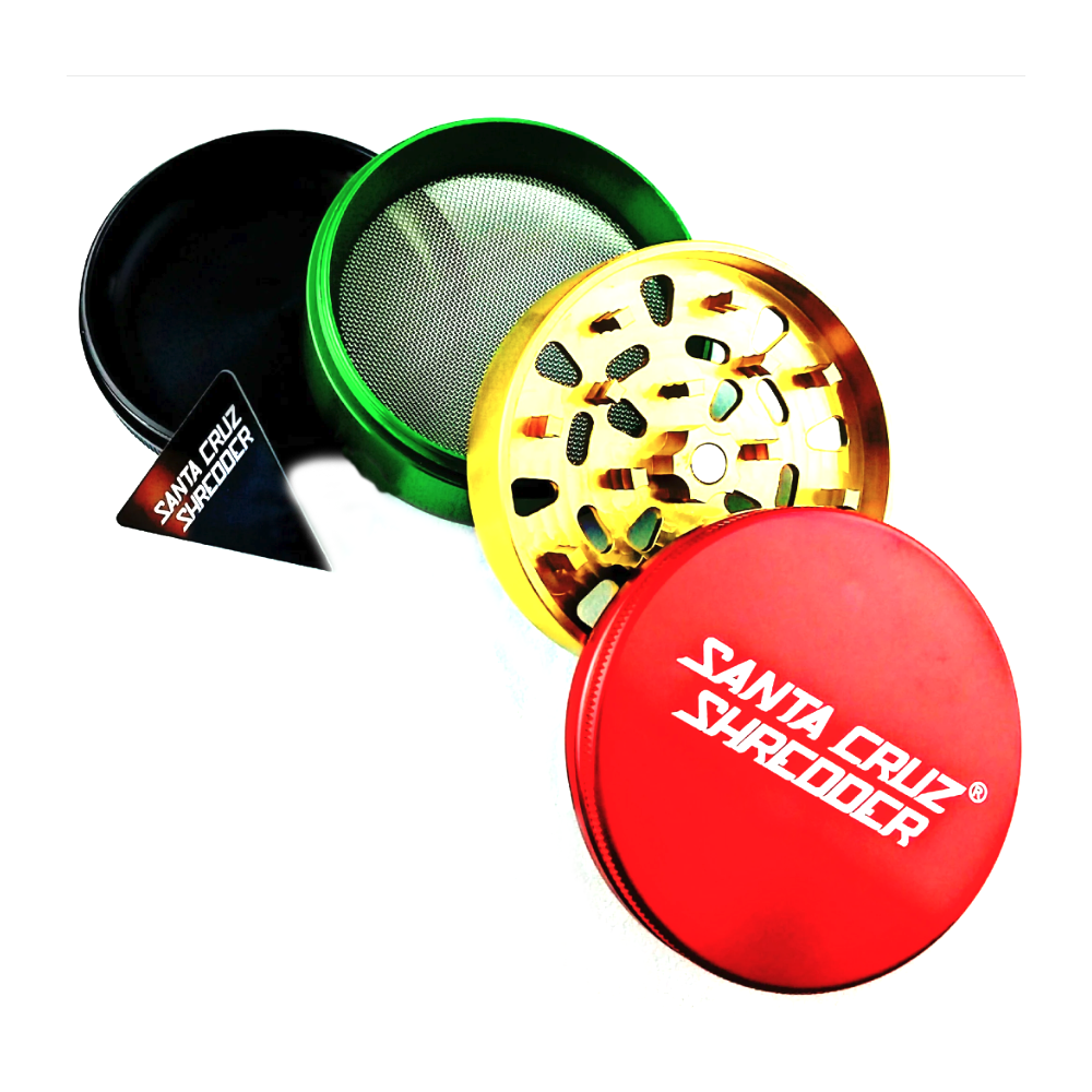 SANTA CRUZ SHREDDER LARGE 4 PCS GRINDER- RASTA
