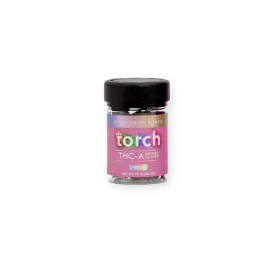 TORCH THC-A INFUSED 7G FLOWER HYBRID - BUBBLEGUM RUNTZ