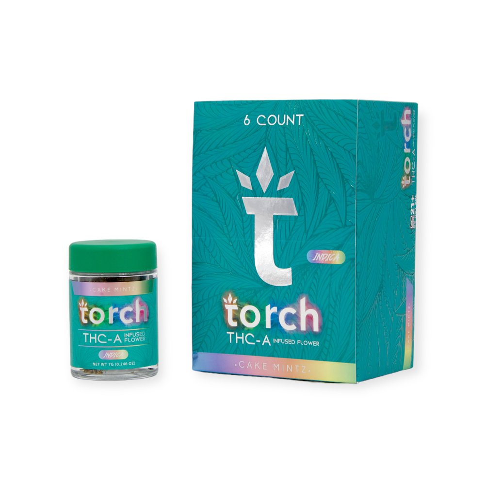 TORCH THC-A INFUSED 7G FLOWER INDICA - CAKE MINTZ