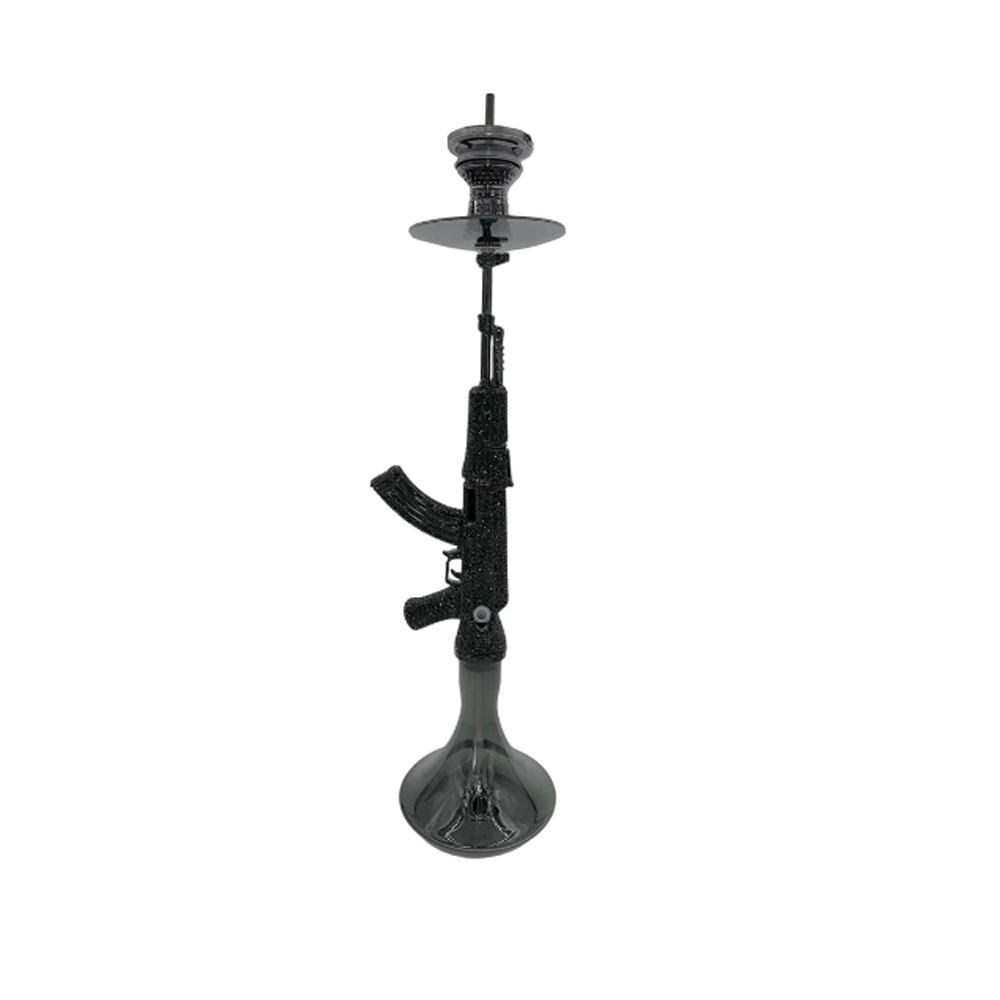 MOB HOOKAH 34" AK-47 SWAROVSKI - BLACK