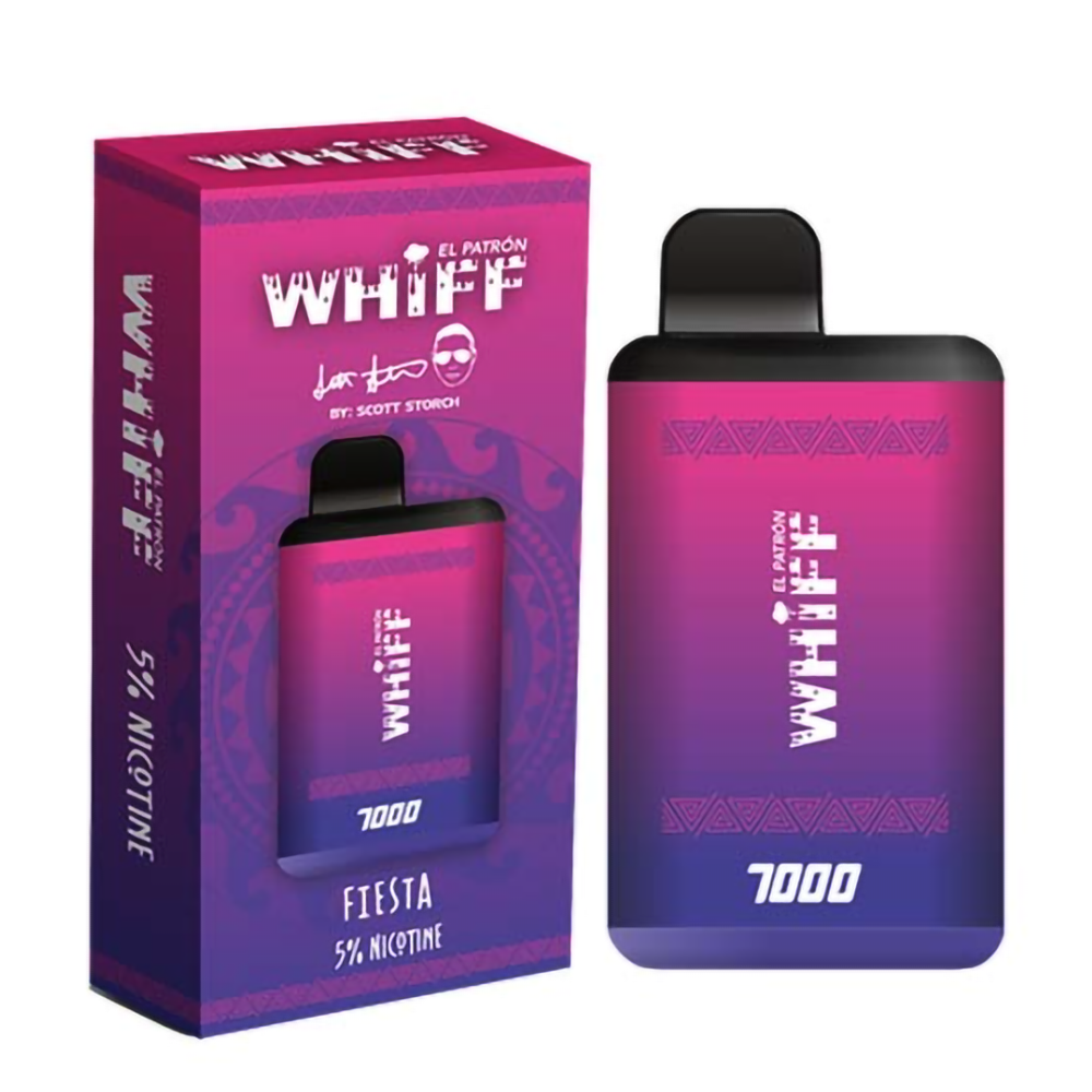 WHIFF 7000PUFFS 5% NIC DISPOSABLE - FIESTA