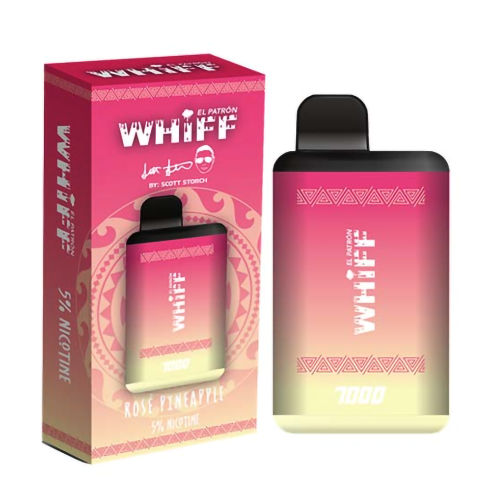 WHIFF 7000PUFFS 5% NIC DISPOSABLE - ROSE PINEAPPLE