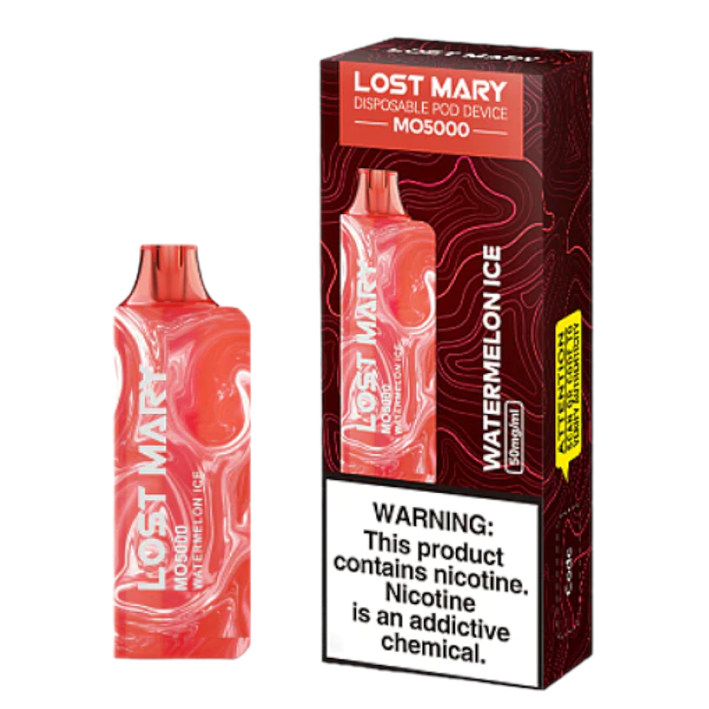 LOST MARY MO5000 5% NIC DISPOSABLE - WATERMELON ICE