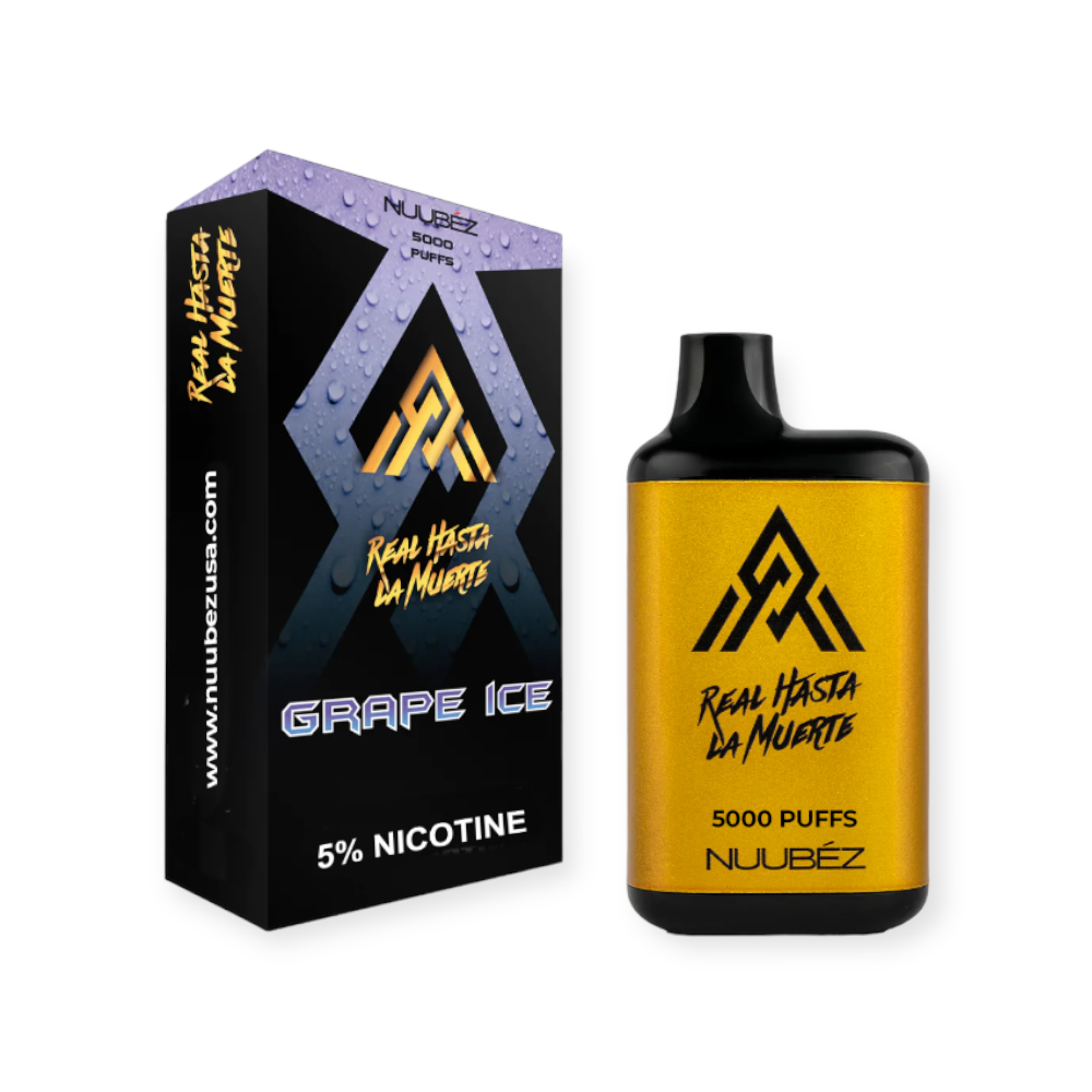 NUUBEZ RHLM 5000PUFFS DISPOSABLE - GRAPE ICE