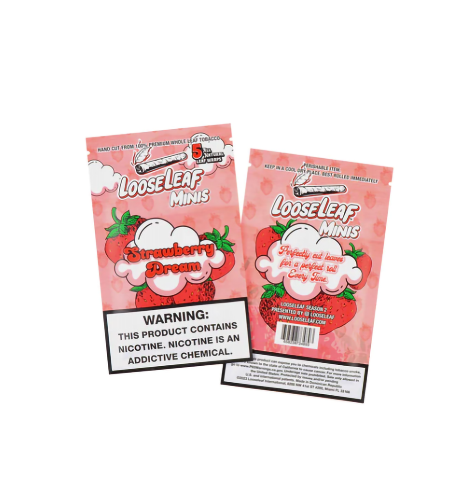 LOOSELEAF MINIS WRAPS - STRAWBERRY DREAM