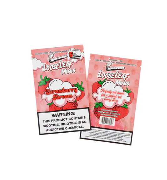 LOOSELEAF MINIS WRAPS - STRAWBERRY DREAM