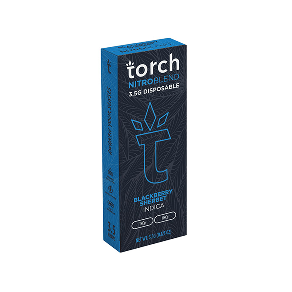 TORCH NITRO BLEND 3.5G DISPOSABLE INDICA - BLACKBERRY SHERBET