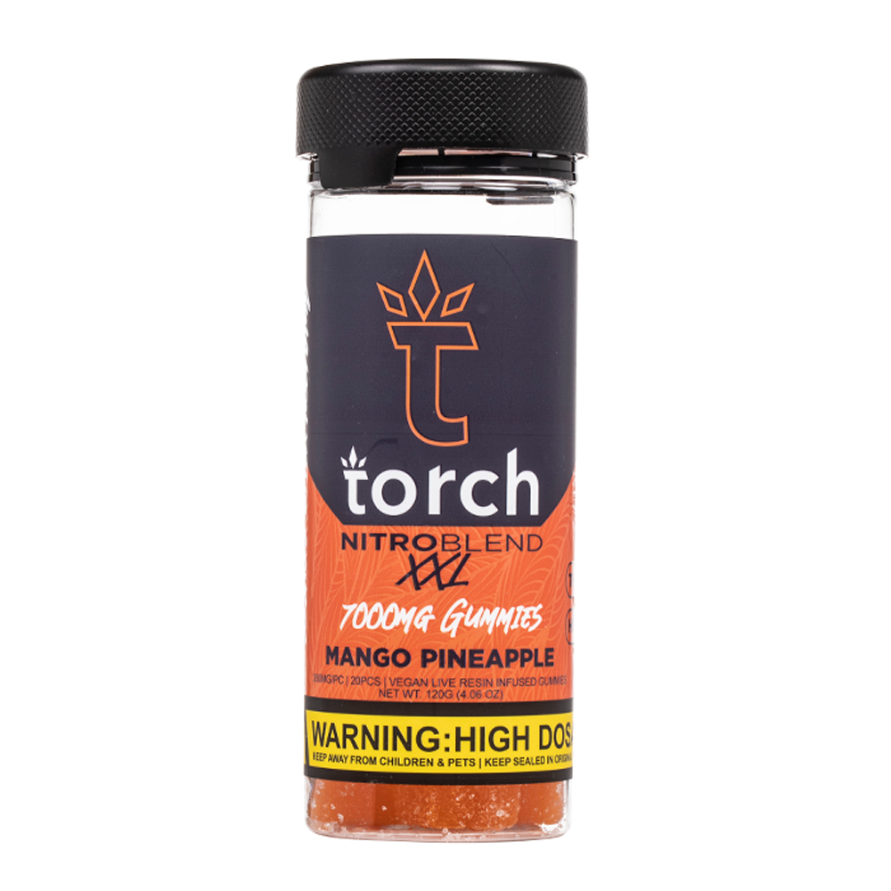 TORCH NITRO BLEND XXL 7000MG GUMMIES - MANGO PINE APPLE