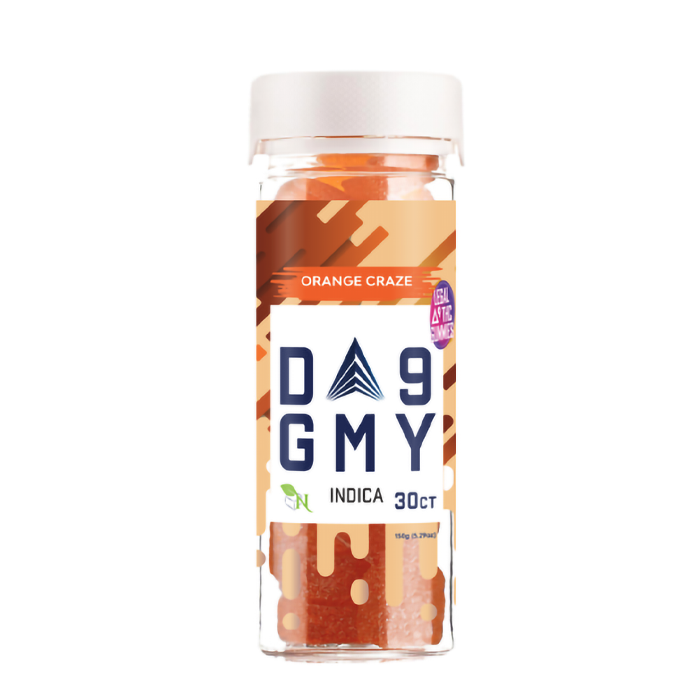 AGFN D9 GMY 810MG GUMMIES INDICA - ORANGE CRAZE
