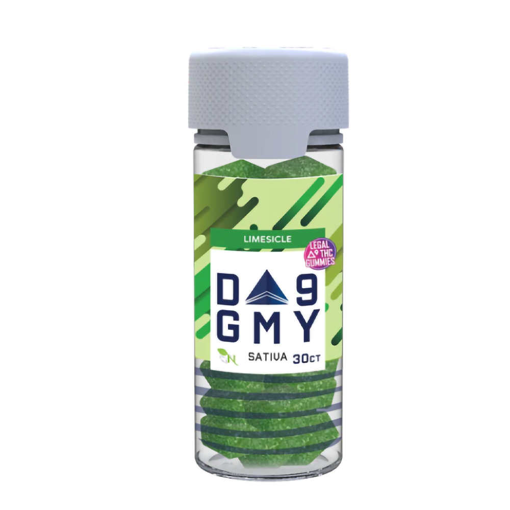 AGFN D9 GMY 810MG GUMMIES SATIVA - LIMESICLE