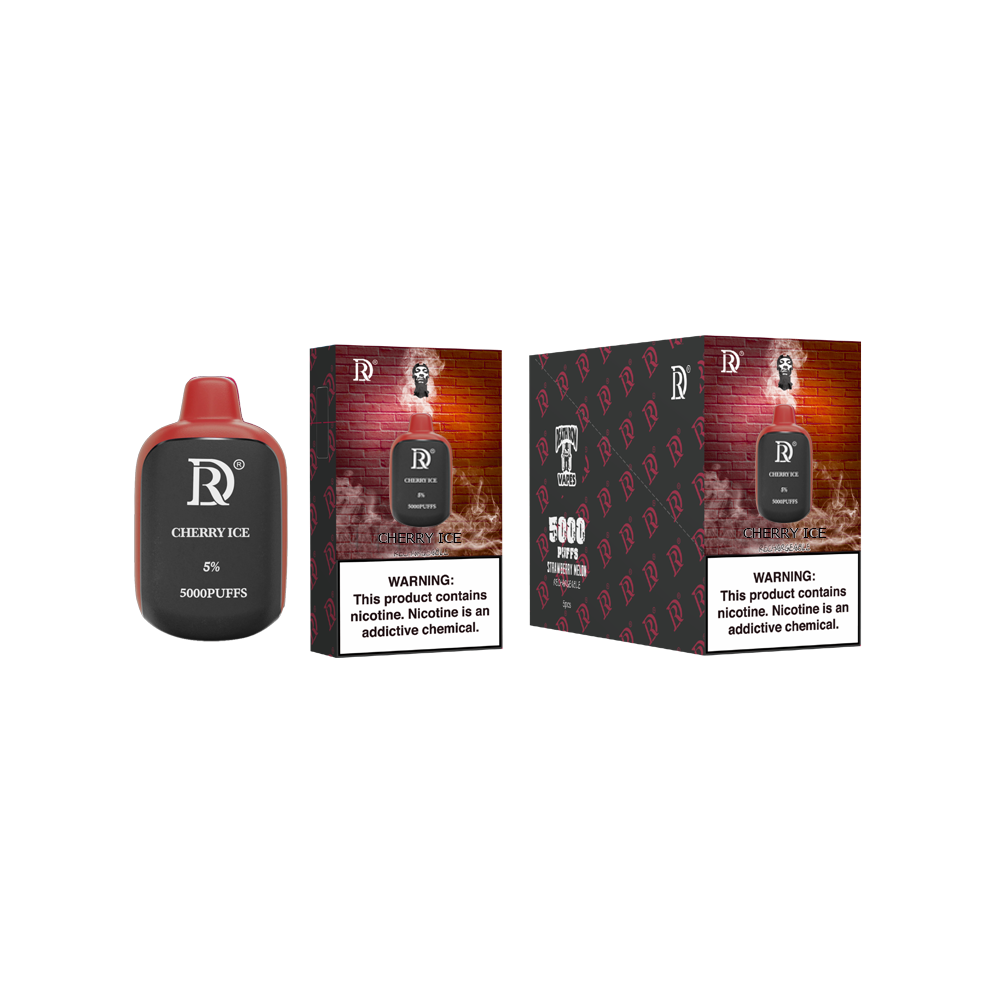 DEATHROW 5% NIC 5000 PUFFS DISPOSABLE - CHERRY ICE