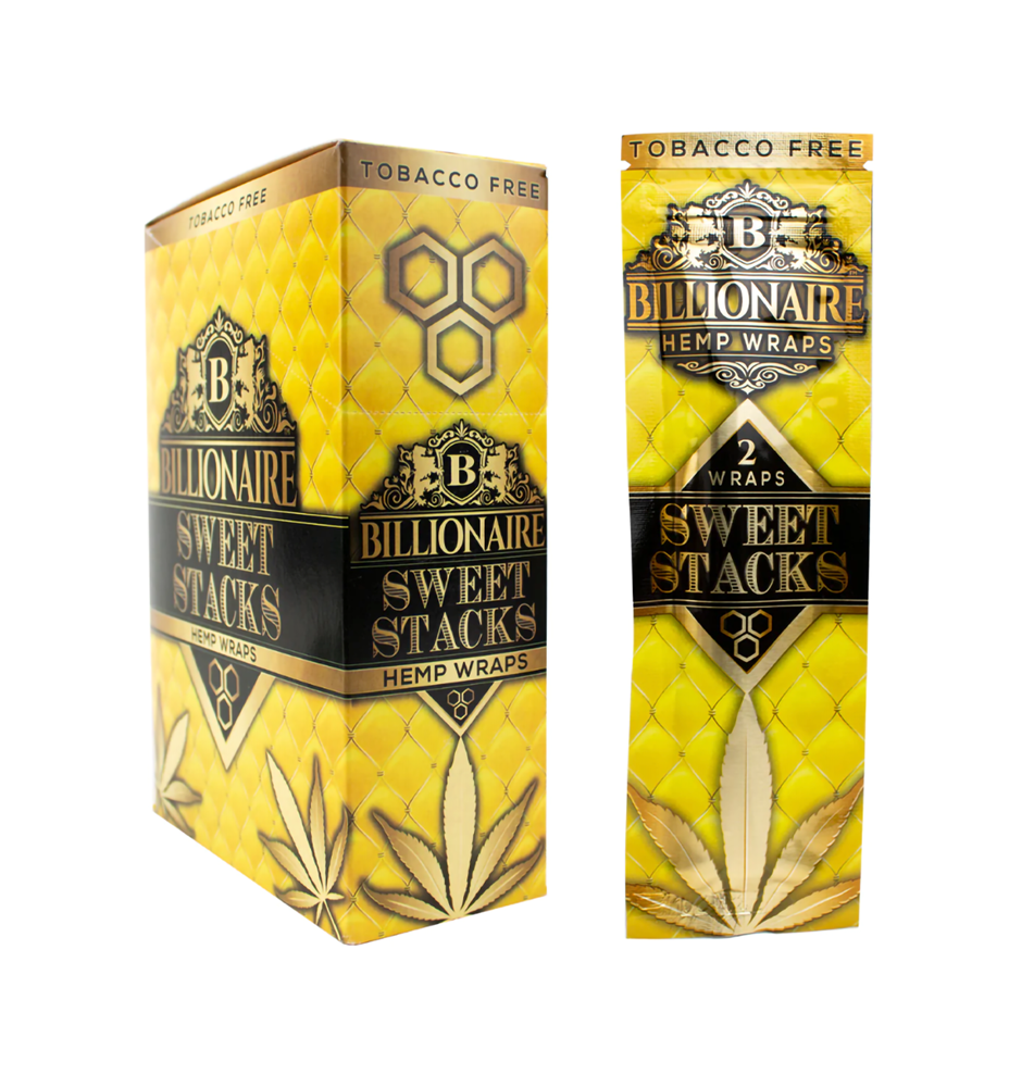 BILLIONAIRE CIGAR HEMP WRAPS - SWEET STACKS