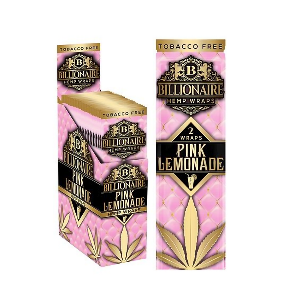 BILLIONAIRE CIGAR HEMP WRAPS - PINK LEMONADE