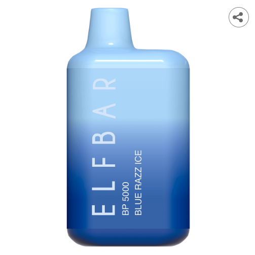 ELF BAR BP5000 DISPOSABLE - BLUE RAZZ ICE