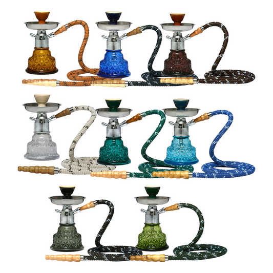 MYA MINIONETTE CHROME HOOKAH - ASSORTED