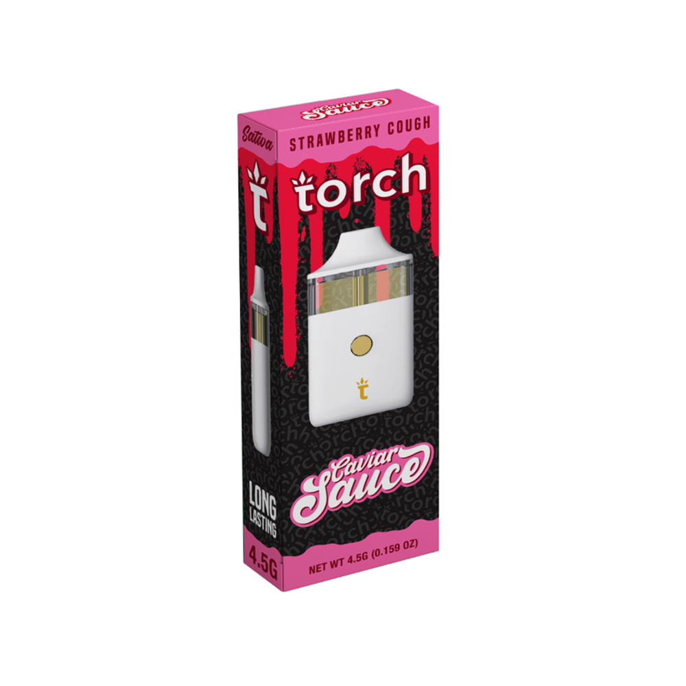 TORCH RAZOR CAVIAR SAUCE 4.5G DISPOSABLE - STRAWBERRY COUGH