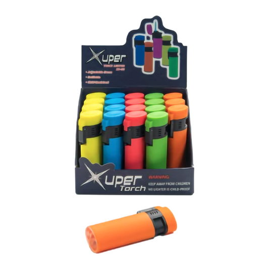 XUPER OVAL NEON TORCH LIGHTER
