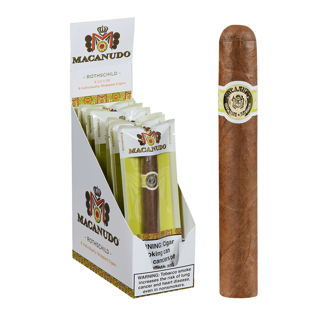 MACANUDO ROTHSCHILD 5 1/2X50 CIGARS