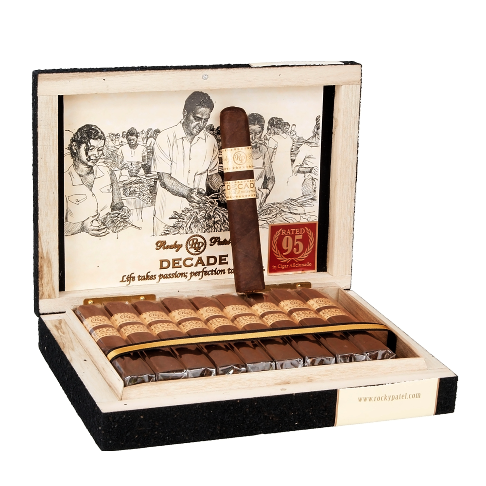 ROCKY PATEL DECADE ROBUSTO 5X50 CIGARS