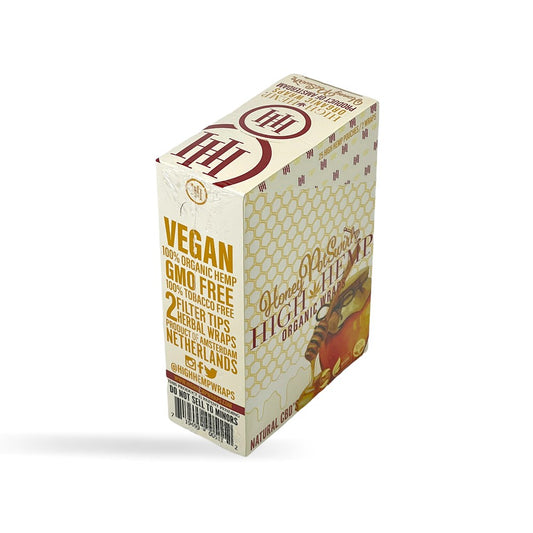 HIGH HEMP ORGANIC 2PK FILTER TIP WRAP - HONEY POTSWIRL