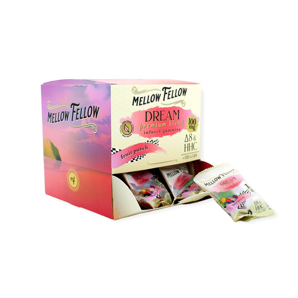 MELLOW FELLOW PREMIUM BLEND DREAM 3000MG GUMMIES - FRUIT PUNCH