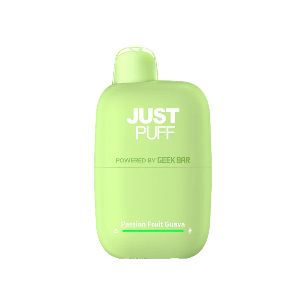JUST PUFF 5% 6000 PUFFS DISPOSABLE - PASSIONFRUIT GUAVA