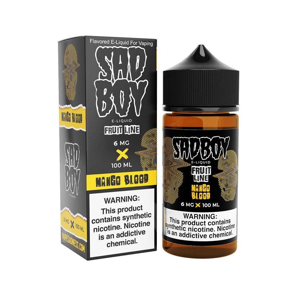 SADBOY 100ML JUICE 6MG FRUIT LINE - MANGO BLOOD