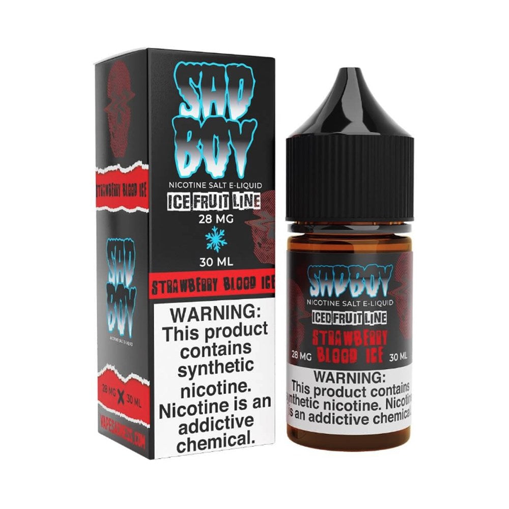SADBOY 30ML JUICE 28MG ICE FRUIT LINE - STRAWBERRY BLOOD ICE