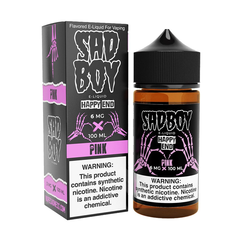 SADBOY 100ML JUICE 6MG HAPPY END - PINK
