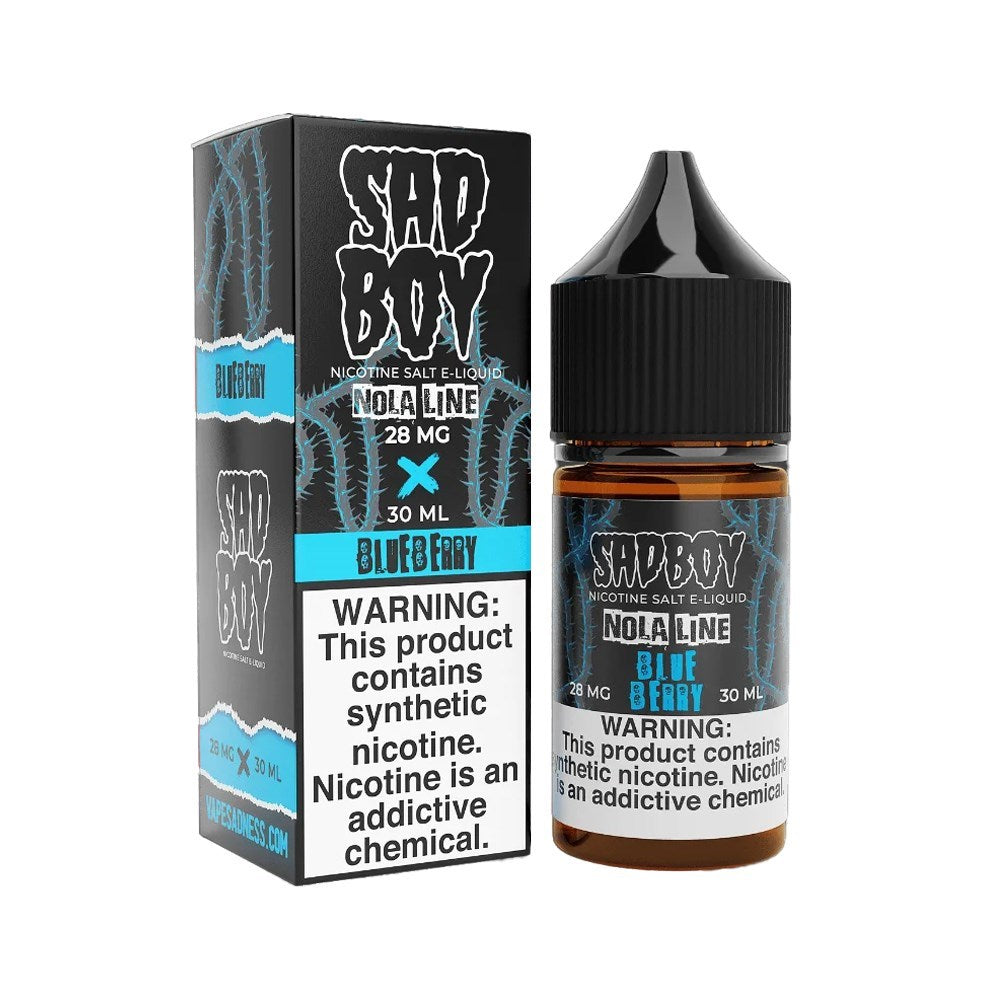 SADBOY 30ML JUICE 28MG NOLA LINE - BLUEBERRY NOLA
