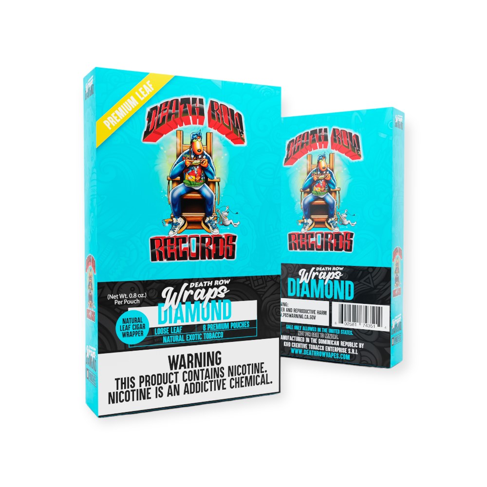 DEATHROW RECORDS 6CTS CUT LEAF WRAPS - DIAMOND