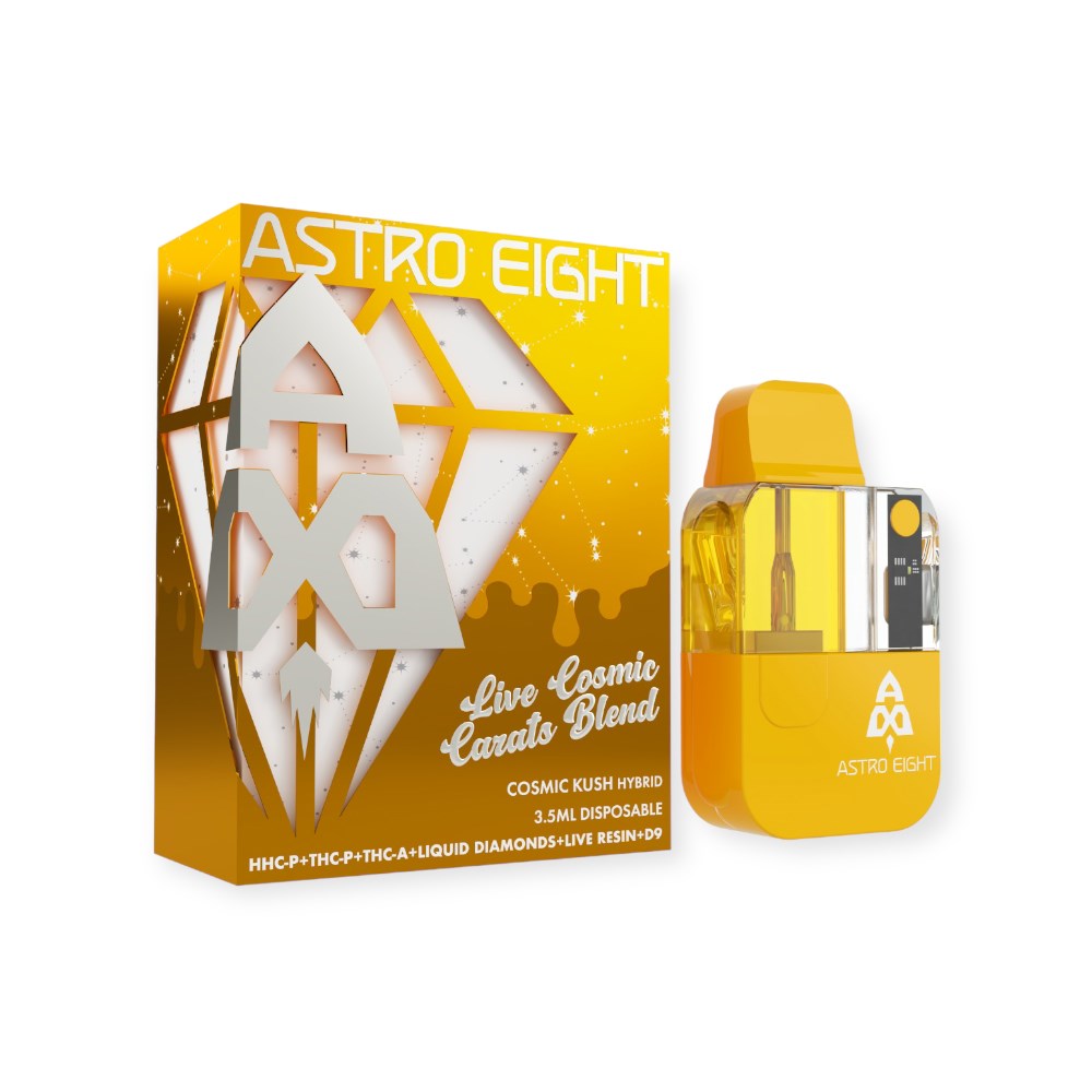 ASTRO EIGHT LIVE COSMIC CARATS BLEND 3.5G DISPOSABLE - COSMIC KUSH