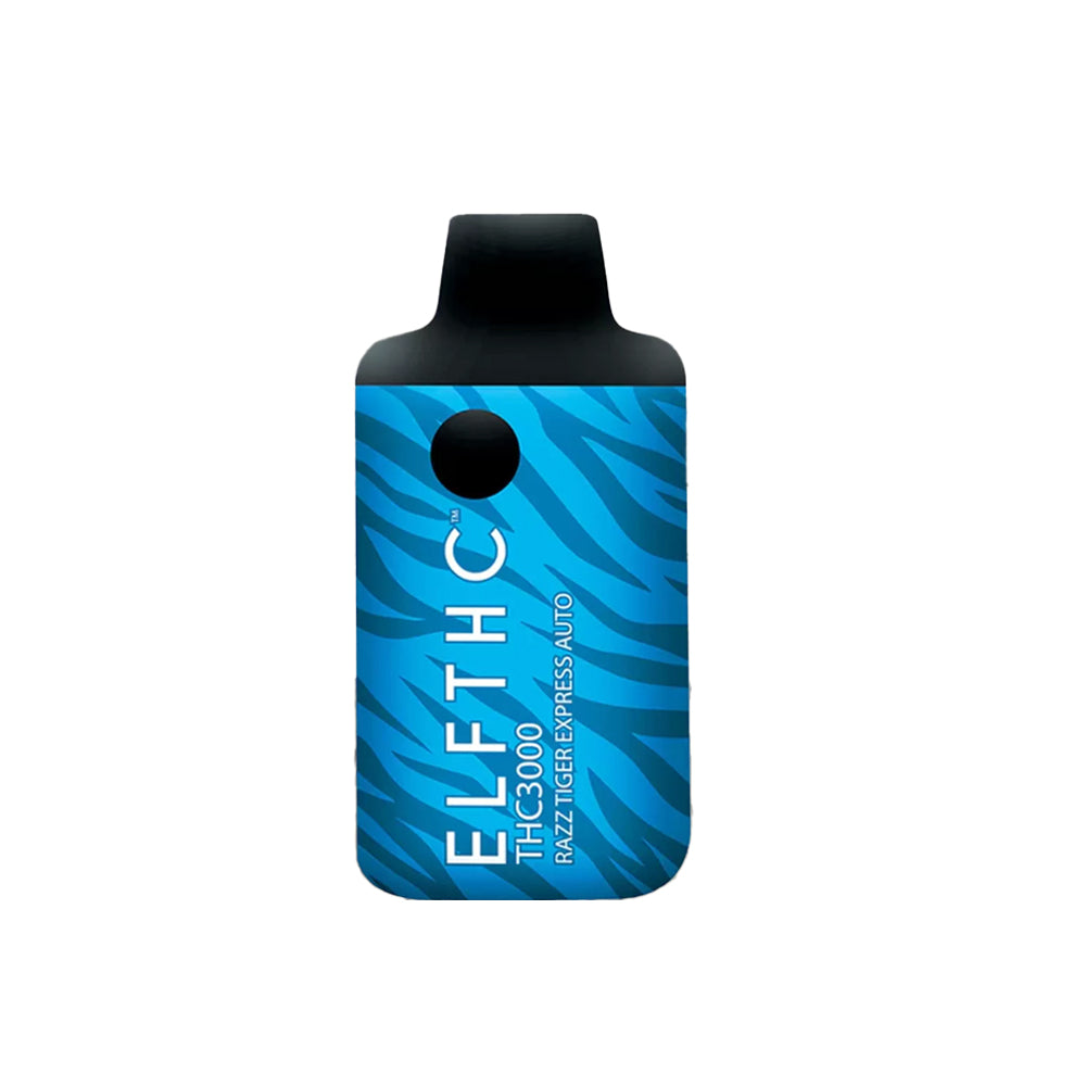 ELF THC D8/THCP/THCX 3000MG HYBRID/SATIVA - RAZZ TIGER EXPRESS AUTO