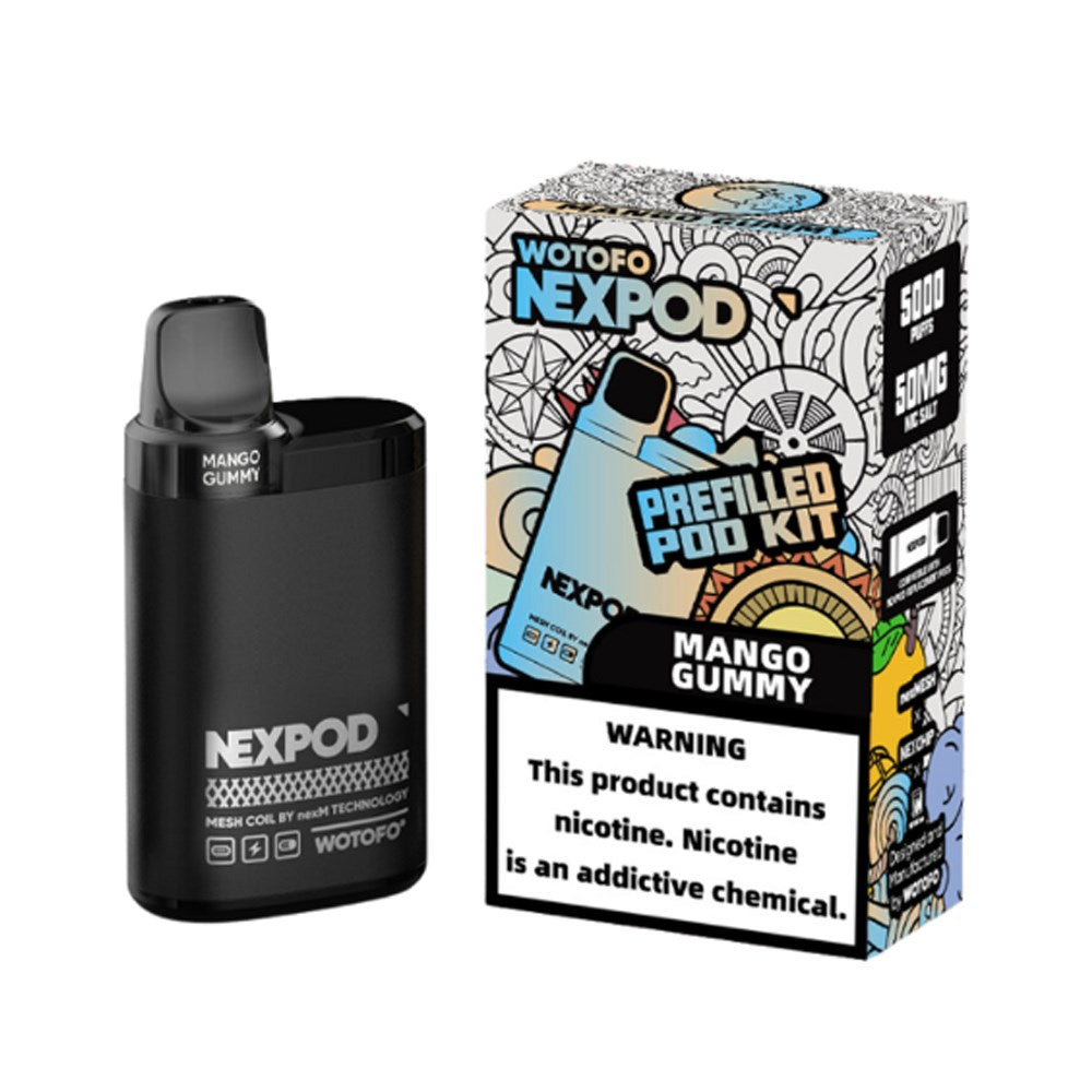 NEXPOD 50MG 5000PUFF POD KIT - MANGO GUMMY