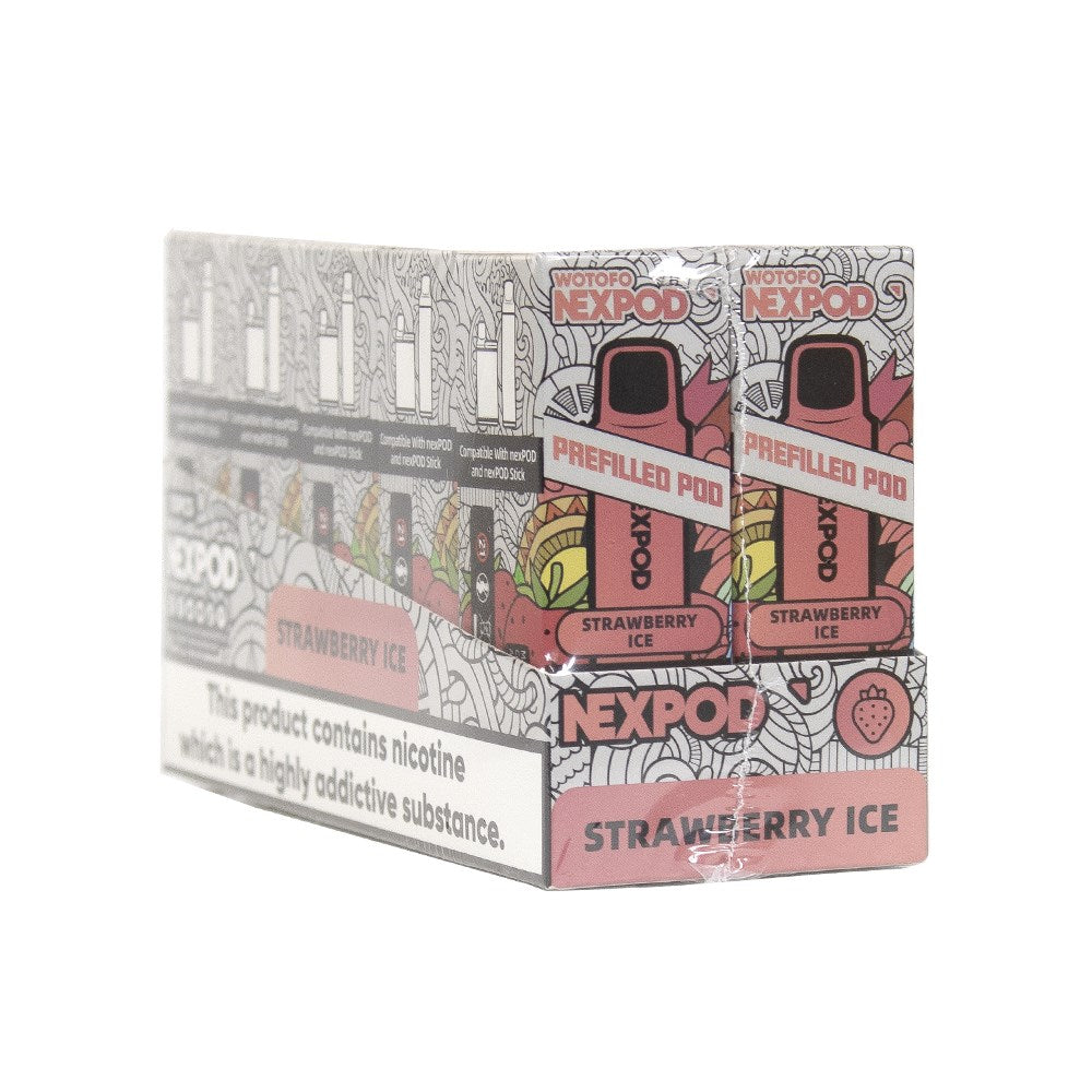 NEXPOD 50MG NIC SALT PREFILLED POD - STRAWBERRY ICE