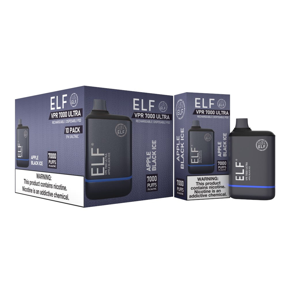 ELF VPR 7000 ULTRA DISPOSABLE - APPLE BLACK ICE