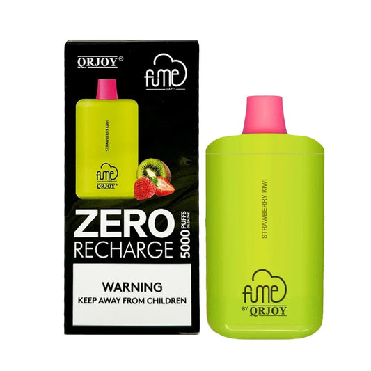 FUME RECHARGE 5000 PUFFS ZERO NIC DISPOSABLE - STRW KIWI