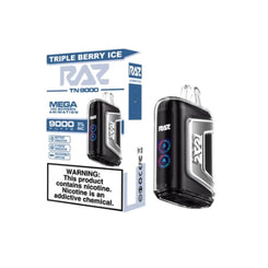 RAZ 5% NIC 9000PUFFS DISPOSABLE - TRIPLE BERRY ICE